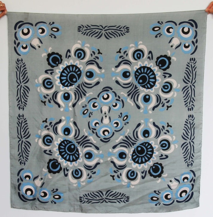 Les Belles Vagabondes 100% Silk Square