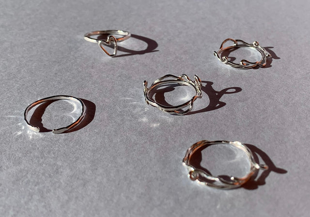 Smith & Loom Stacking Hammered Ring