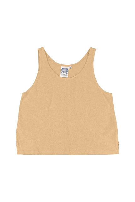 Jungmaven Cropped Tank - Oat Milk