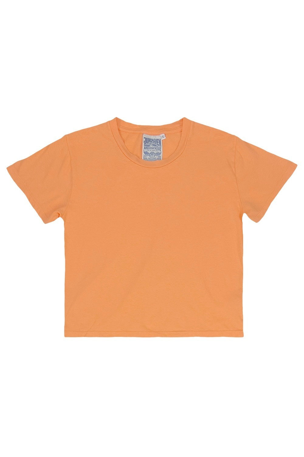 Jungmaven Cropped Ojai Tee - Apricot Crush