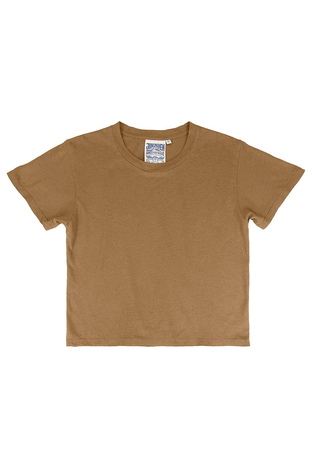 Jungmaven Cropped Ojai Tee - Coyote