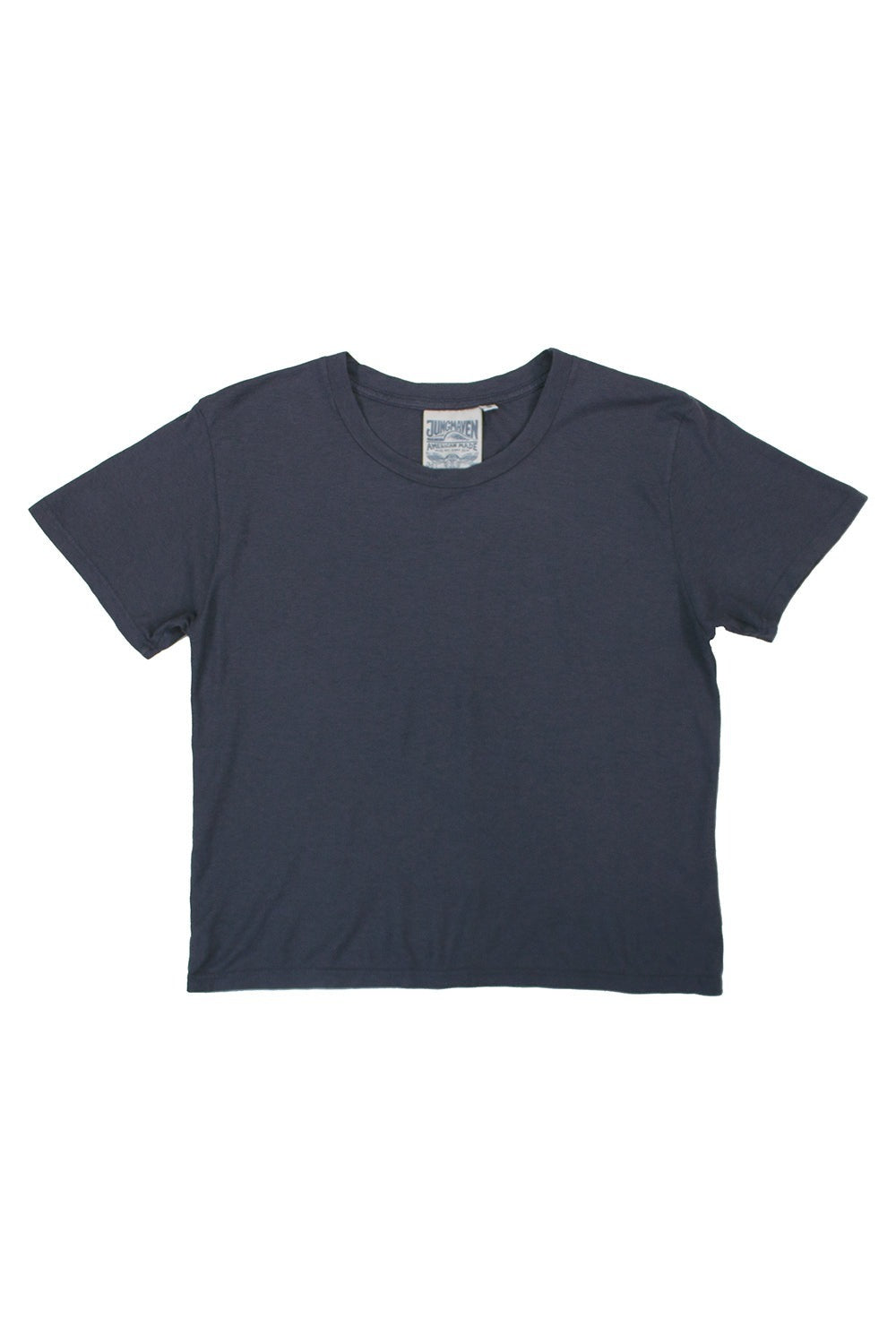 Jungmaven Cropped Ojai Tee - Diesel Gray
