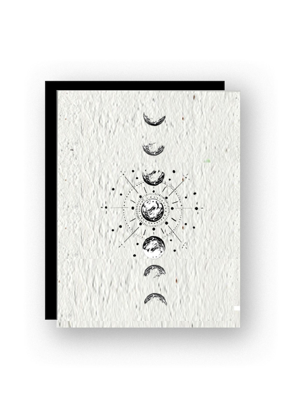 Hand Scored Letterpress Note Cards