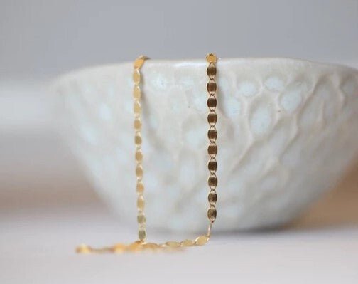 Gjenmi 14K Gold Disco Chain Necklace