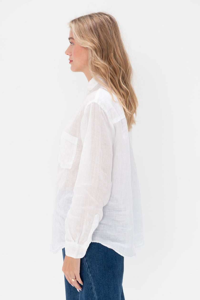 CP Shades Joss Top - Classic White Linen