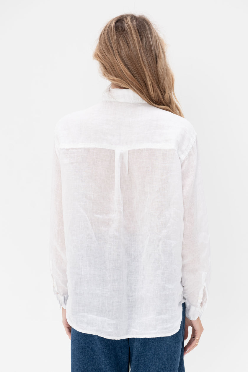 CP Shades Joss Top - Classic White Linen