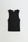 Asher Ruby Muscle Tee - True Black