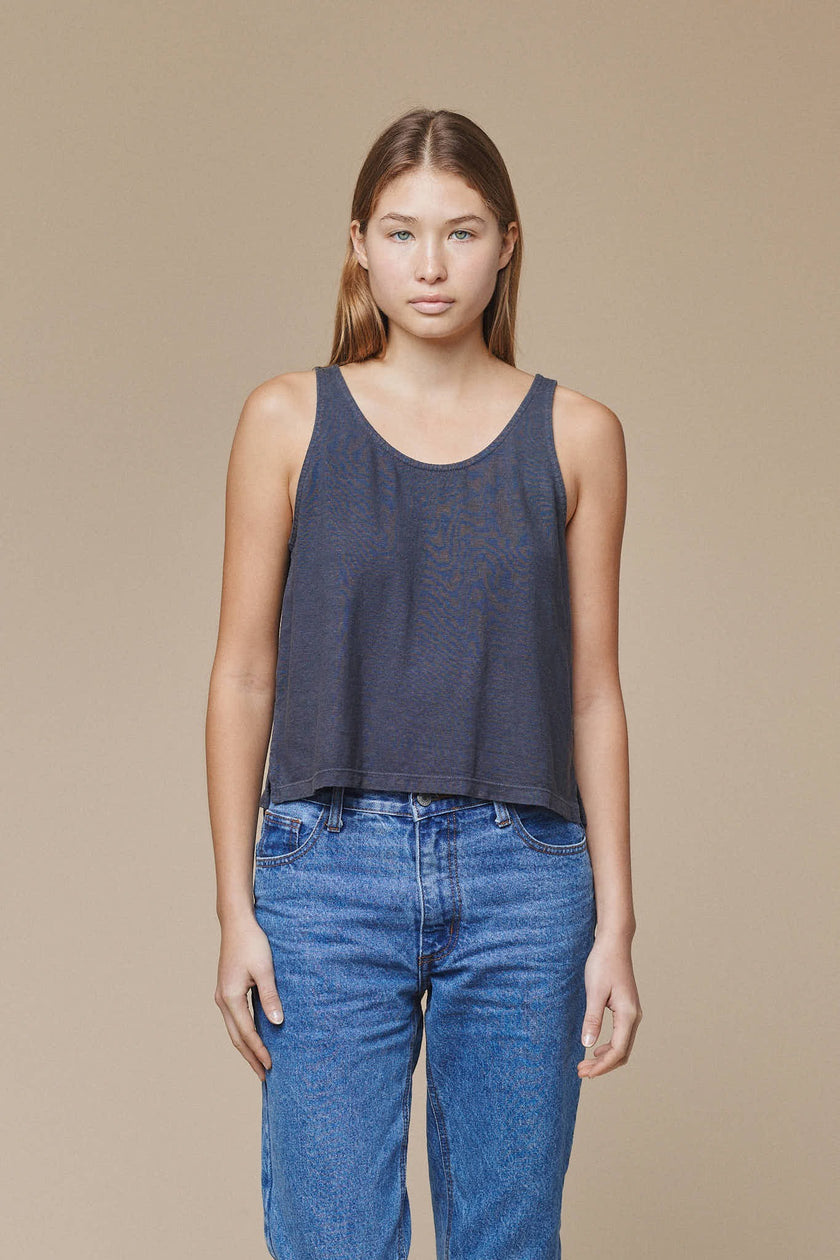Jungmaven Cropped Tank - Pistachio