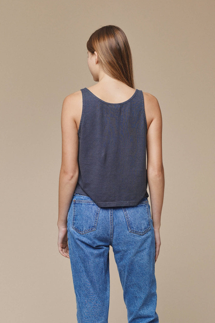 Jungmaven Cropped Tank - Pistachio