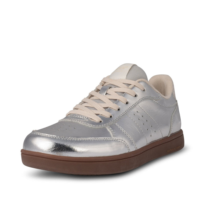 Woden Bjork Sneaker - Silver Metalic