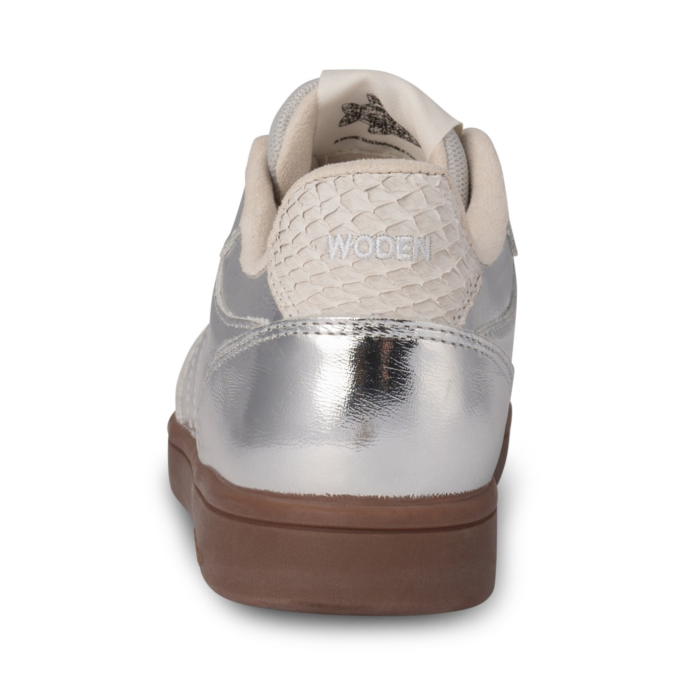Woden Bjork Sneaker - Silver Metalic