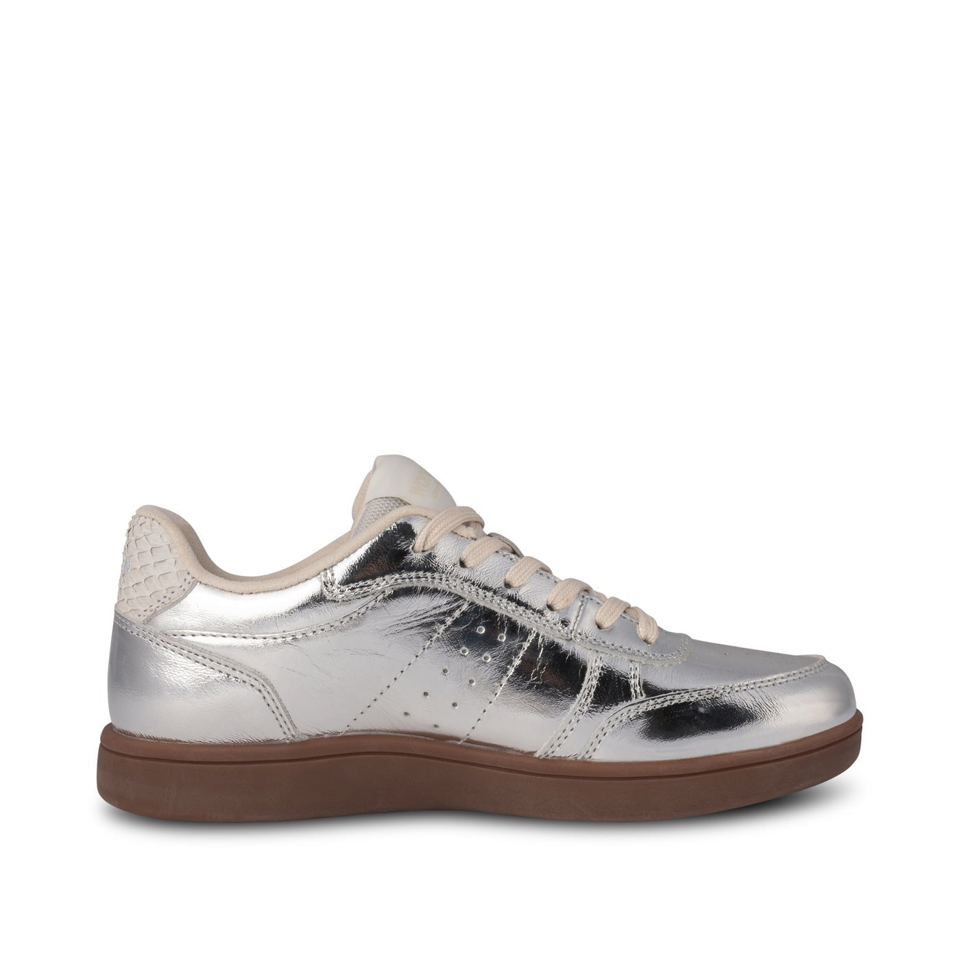 Woden Bjork Sneaker - Silver Metalic