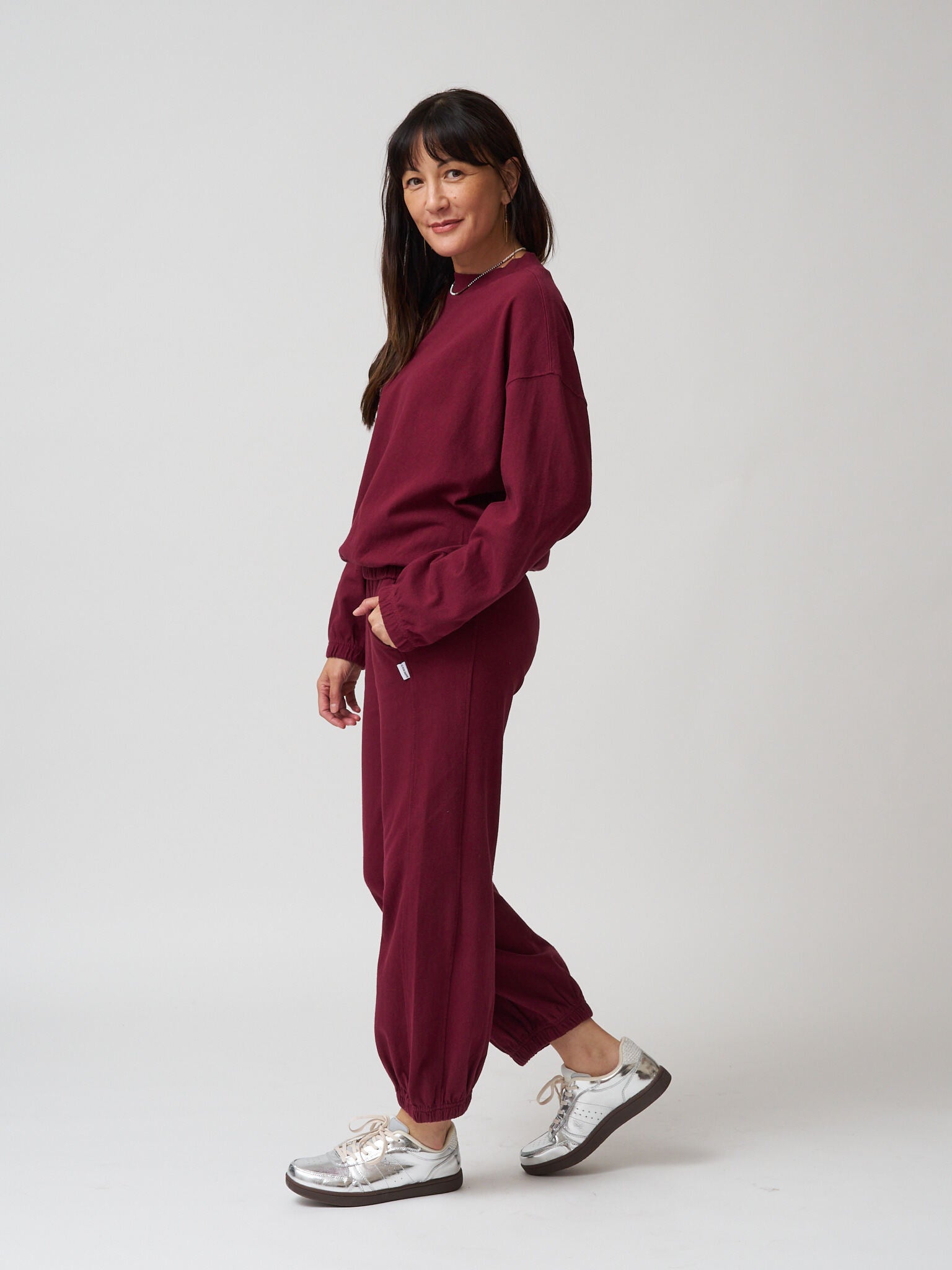Le Bon Shoppe Daisy Long Sleeve - Cabernet