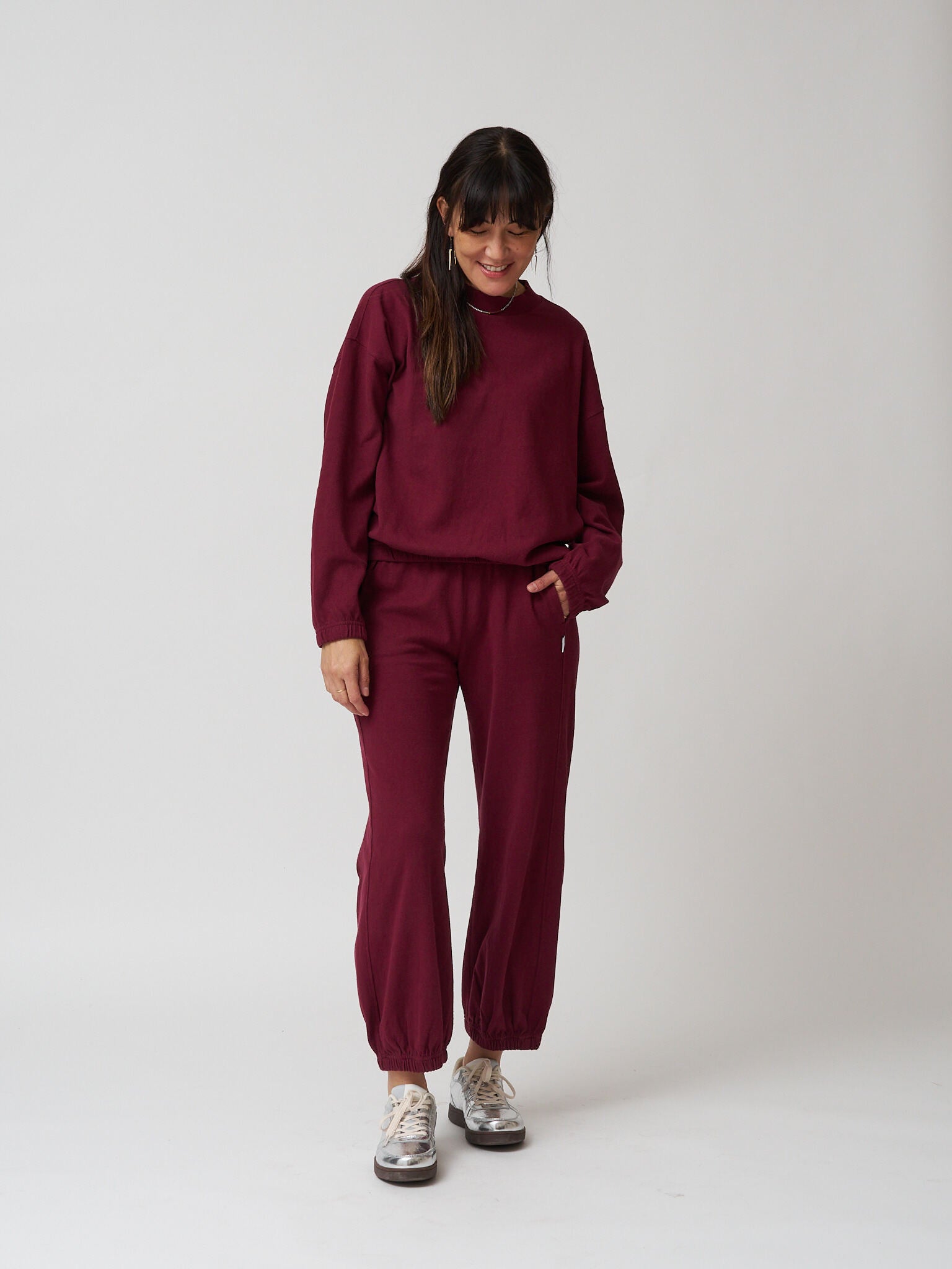 Le Bon Shoppe Daisy Long Sleeve - Cabernet