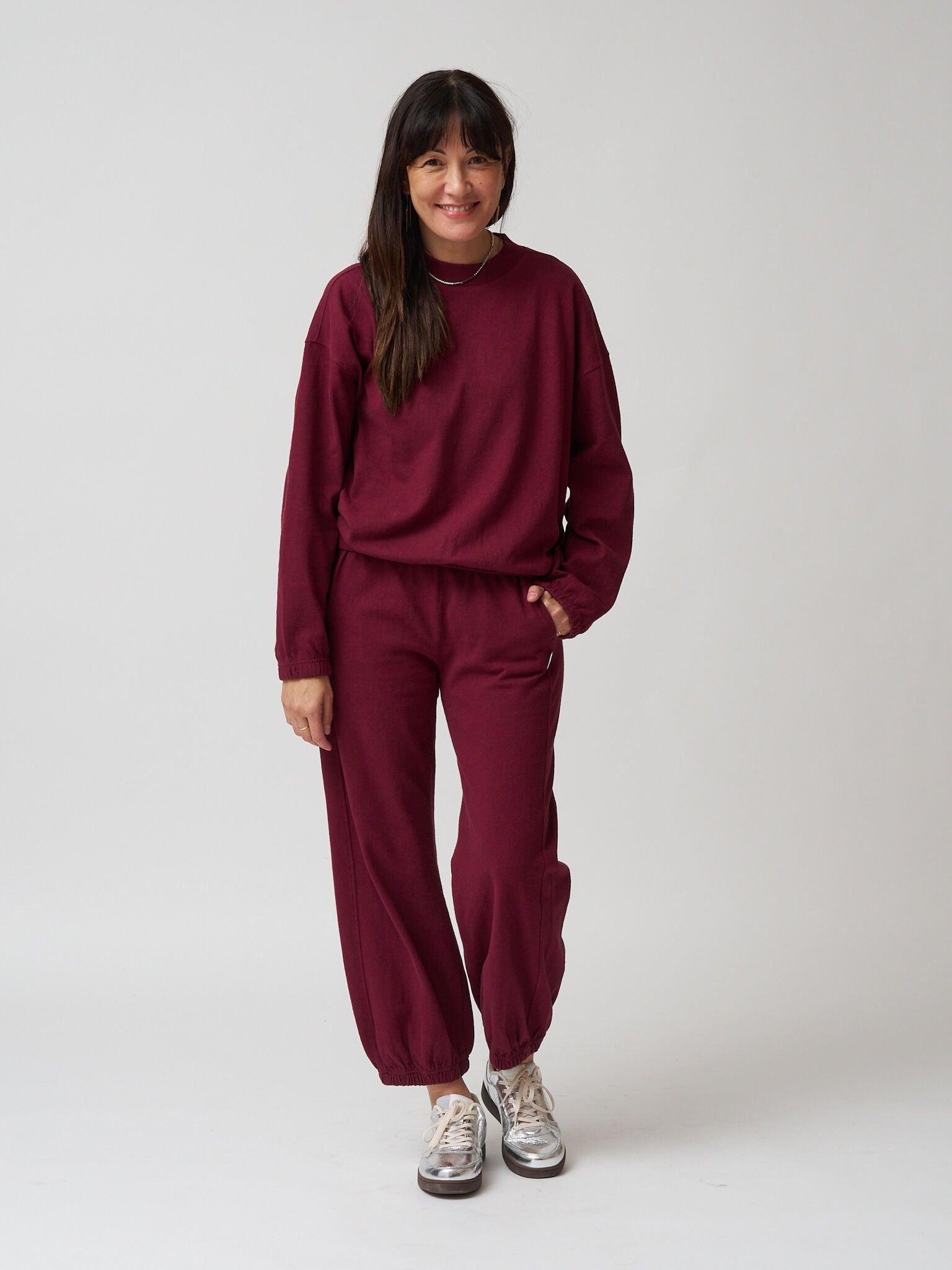 Le Bon Shoppe Daisy Long Sleeve - Cabernet