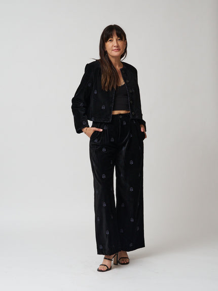 Maison Hotel Velvet Underground Pepe Pant - Nero