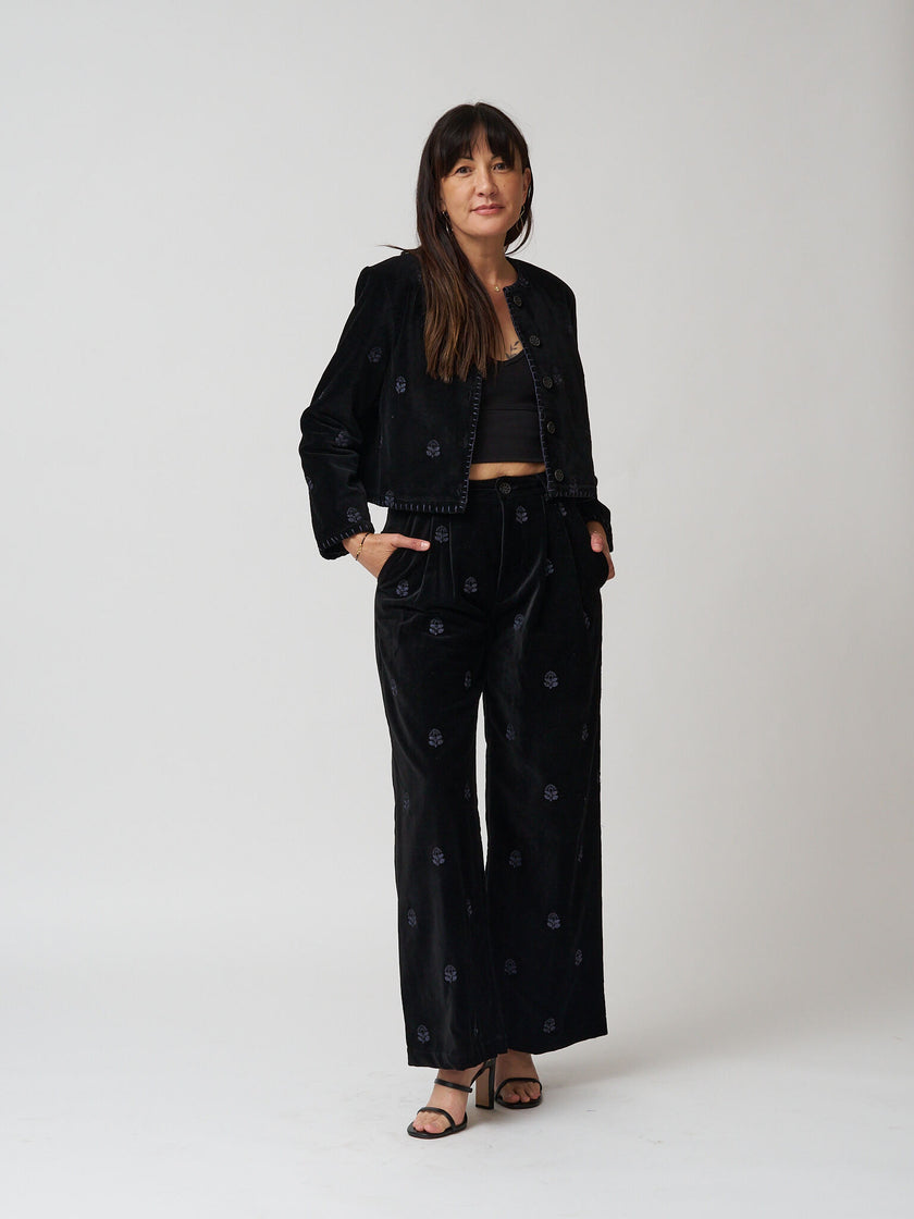 Velvet Underground Pepe Pant - Nero