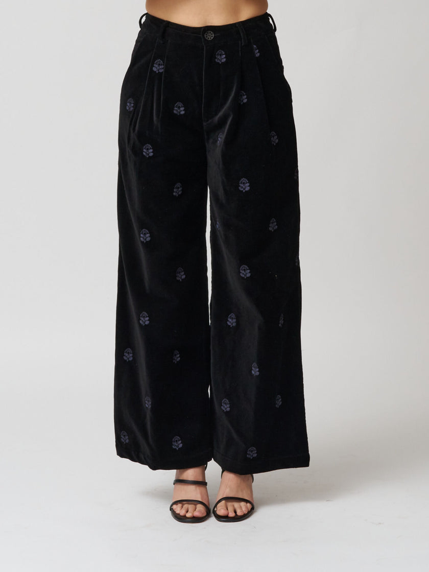 Velvet Underground Pepe Pant - Nero