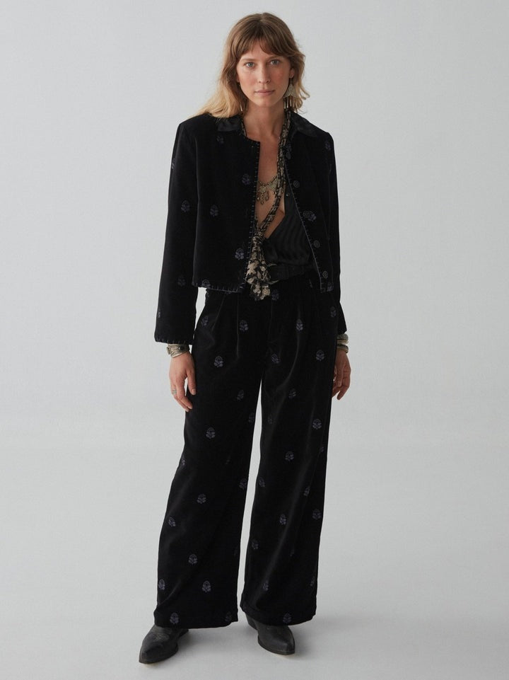 Velvet Underground Pepe Pant - Nero