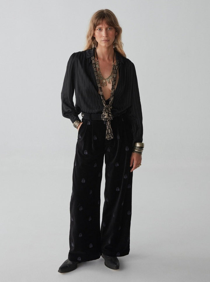Maison Hotel Velvet Underground Pepe Pant - Nero