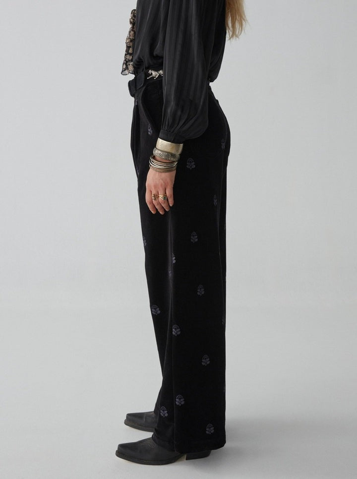 Velvet Underground Pepe Pant - Nero