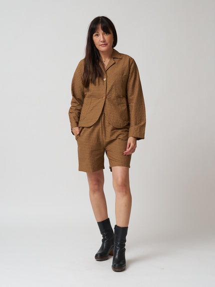Mundaka Hemp Soft Jacket - Cafe