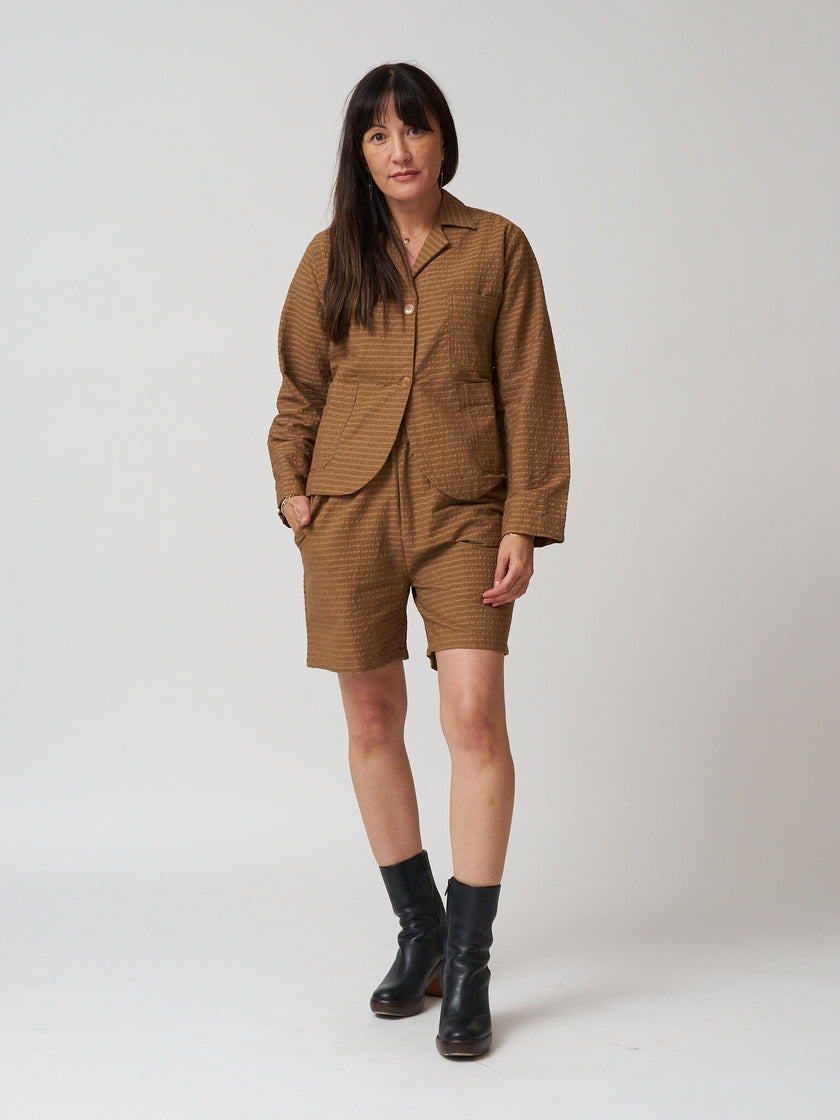 Mundaka Hemp Shorts - Cafe