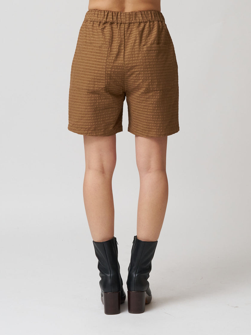Mundaka Hemp Shorts - Cafe
