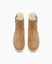 Coclico Freddy Shearling Boot - Tobacco Suede