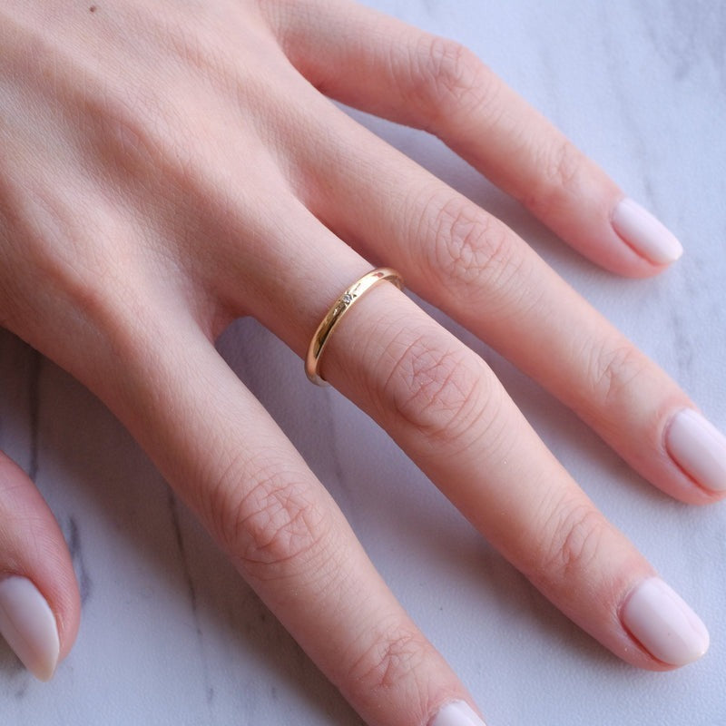 Gjenmi 14K Gold Secret Ring - Small