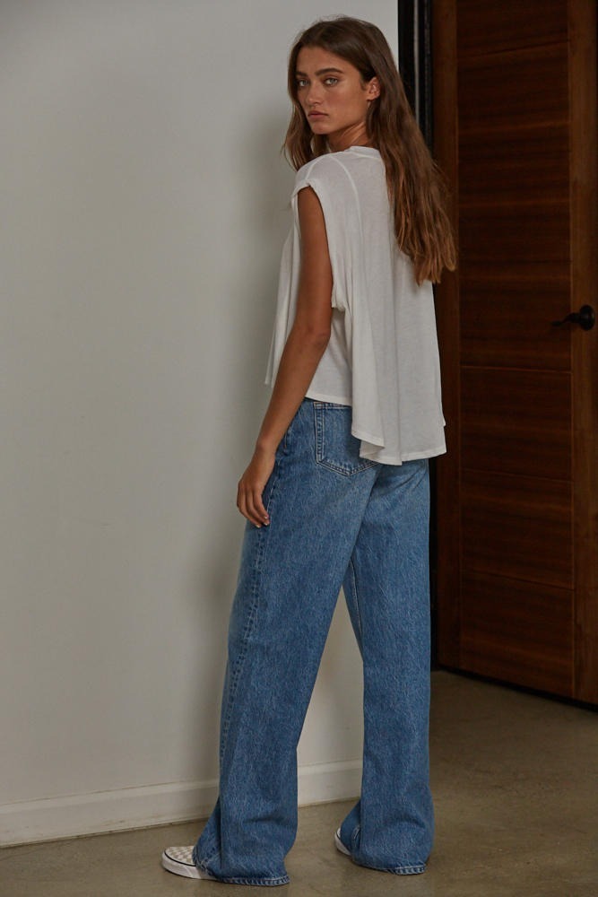 By Together Ultralight Swing Tee with Seam Detail - 3 Colors