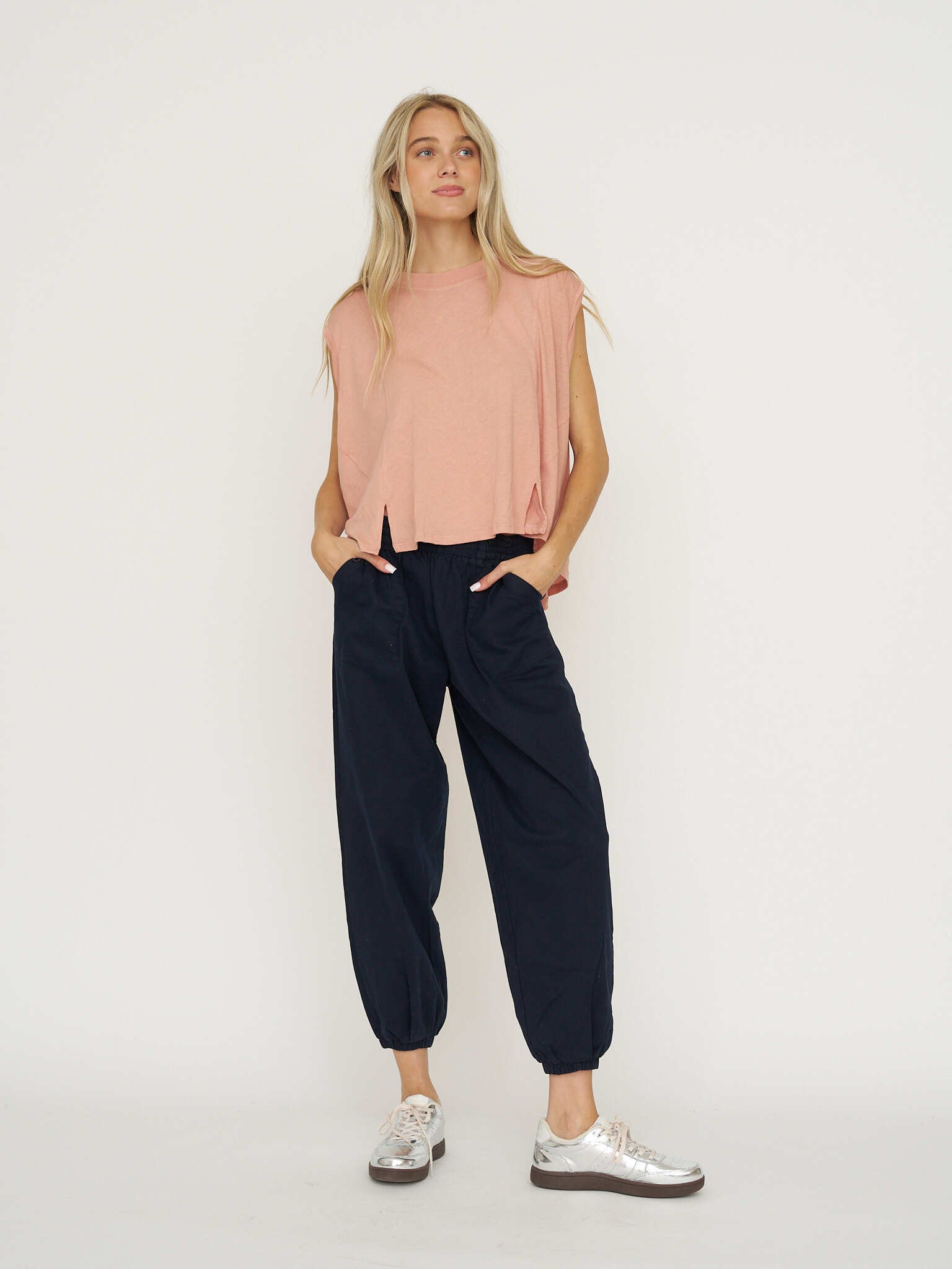 By Together Ultralight Swing Tee with Seam Detail - 3 Colors