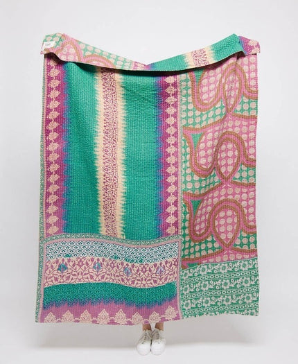 Anchal Kantha Quilt Throw - Various Unique Designs