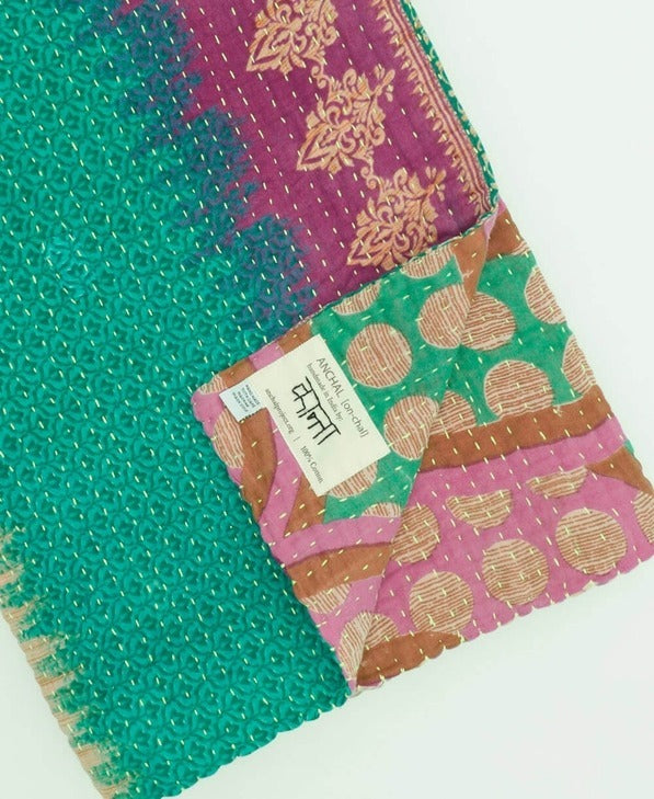Anchal Kantha Quilt Throw - Various Unique Designs