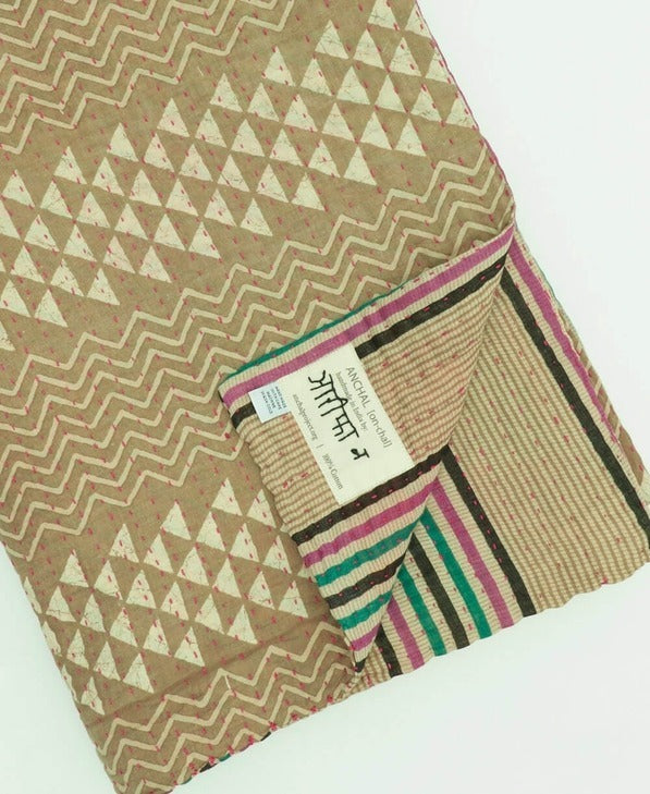 Anchal Kantha Quilt Throw - Various Unique Designs