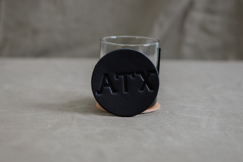 Manready Mercantile Hand Stamped Texas Coasters - Set of 4