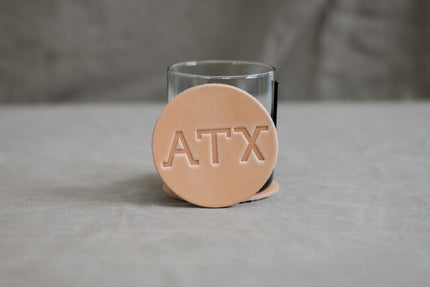 Manready Mercantile Hand Stamped Texas Coasters - Set of 4