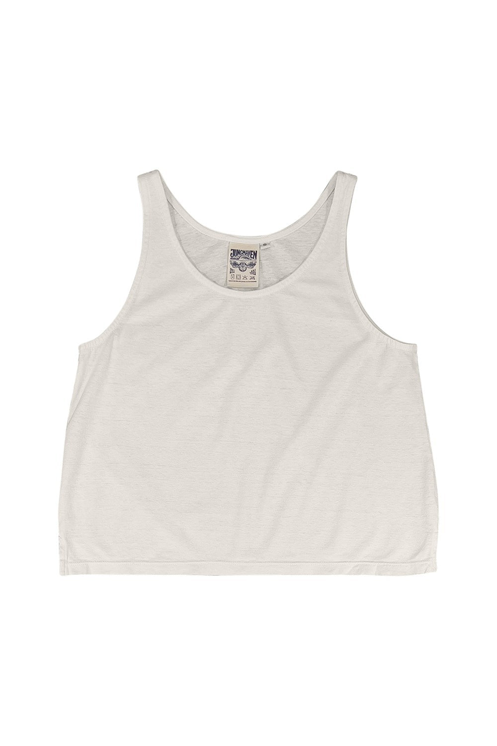 Jungmaven Cropped Tank - Washed White