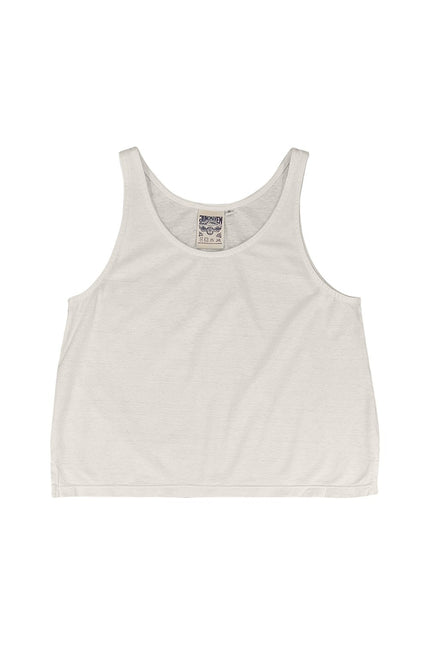 Jungmaven Cropped Tank - Washed White