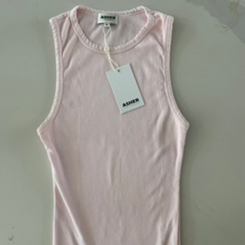 Asher Ruby Muscle Tee - Soft Pink