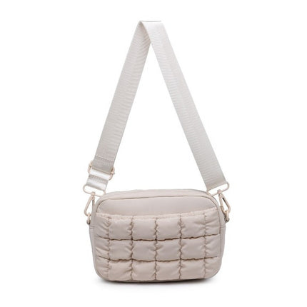 Sol & Selene Inspiration Quilted Recycled Nylon Crossbody - Black