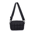 Sol & Selene Inspiration Quilted Recycled Nylon Crossbody - Black