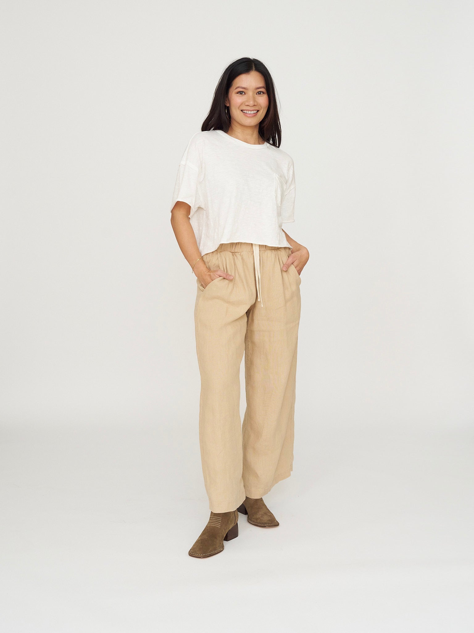 Jungmaven 100% Hemp Cambria Pant - Oat Milk