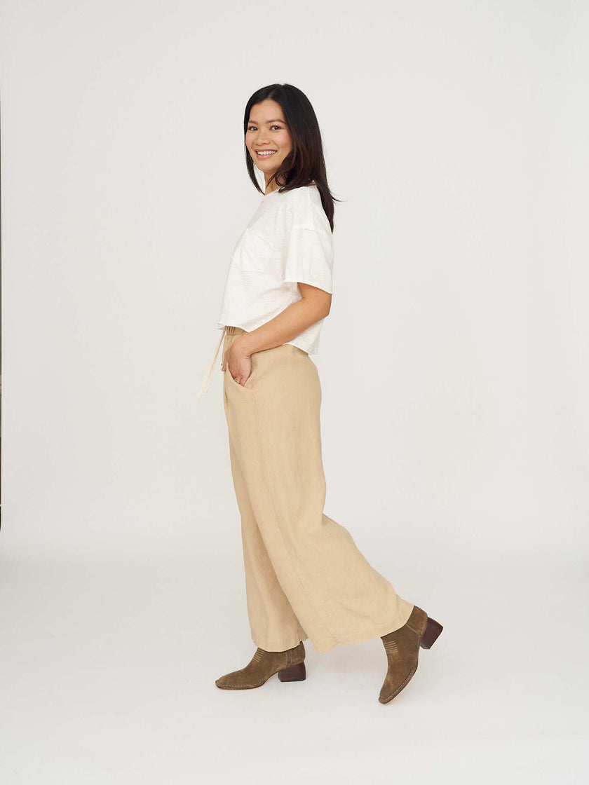 Jungmaven 100% Hemp Cambria Pant - Oat Milk