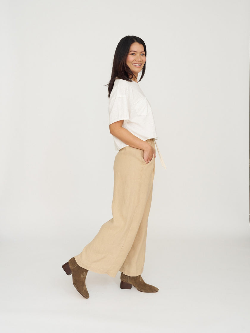 Jungmaven 100% Hemp Cambria Pant - Oat Milk