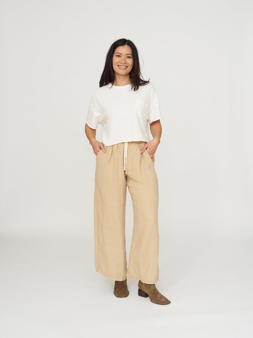Jungmaven 100% Hemp Cambria Pant - Oat Milk