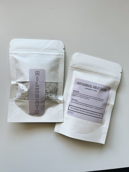 sea of roses Botanical Milk Bath 2oz Singles