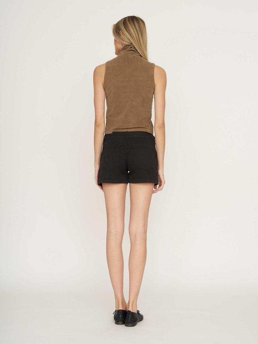 Asher Tessa Turtleneck Tank - Mushroom
