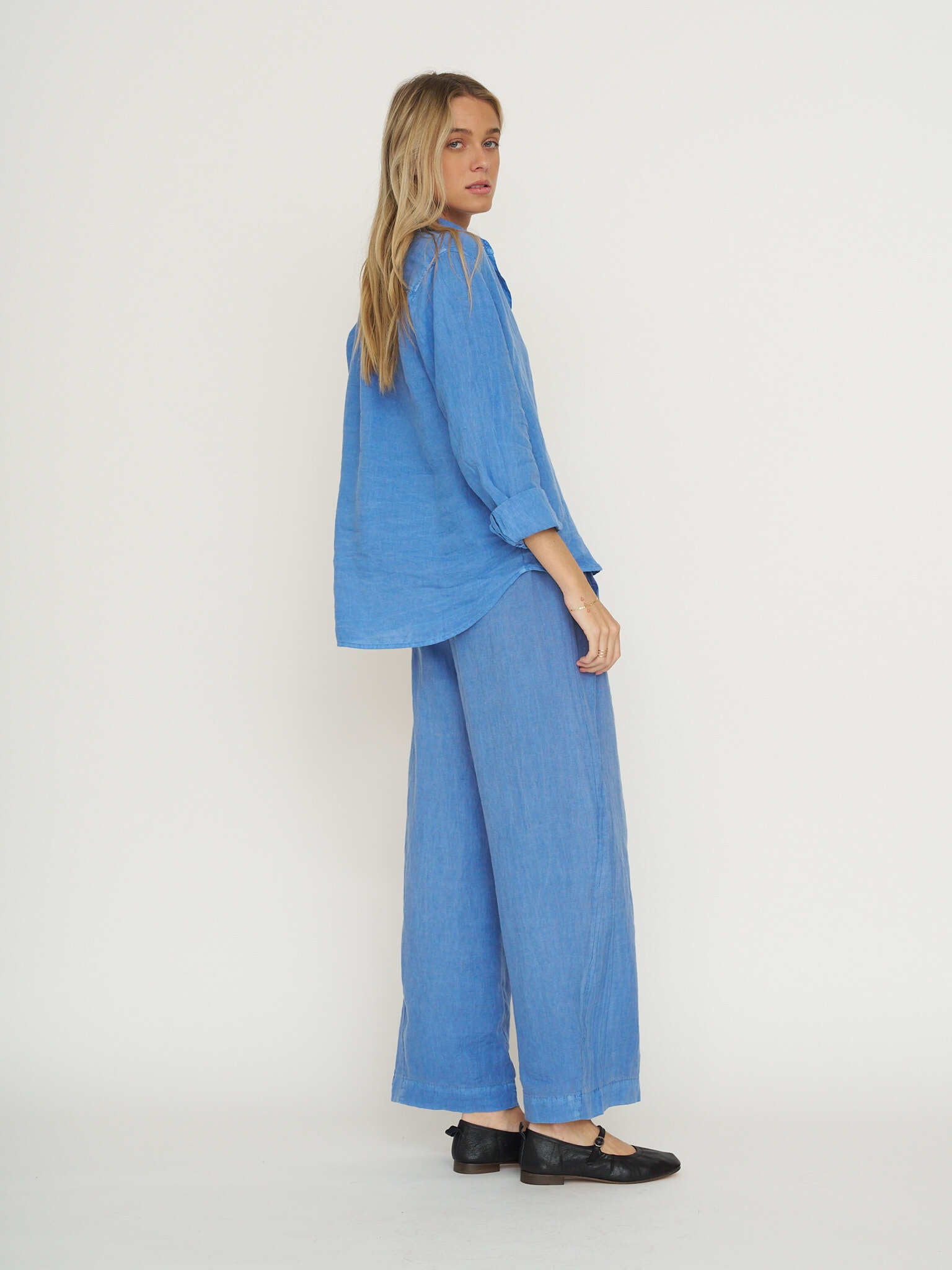 Velvet with Cleo Wade: Sisi Button Down - Chambray