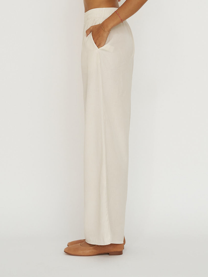 Jungmaven 100% Hemp Cambria Pant - Washed White